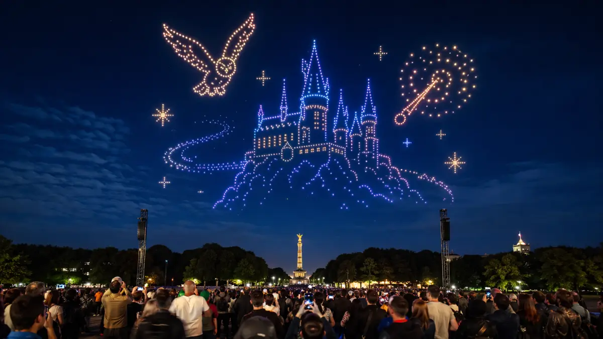 DroneArt Show Harry Potter Berlin, DroneArt Show Berlin, Harry Potter Berlin Oktober 2026, Gärten der Welt Harry Potter