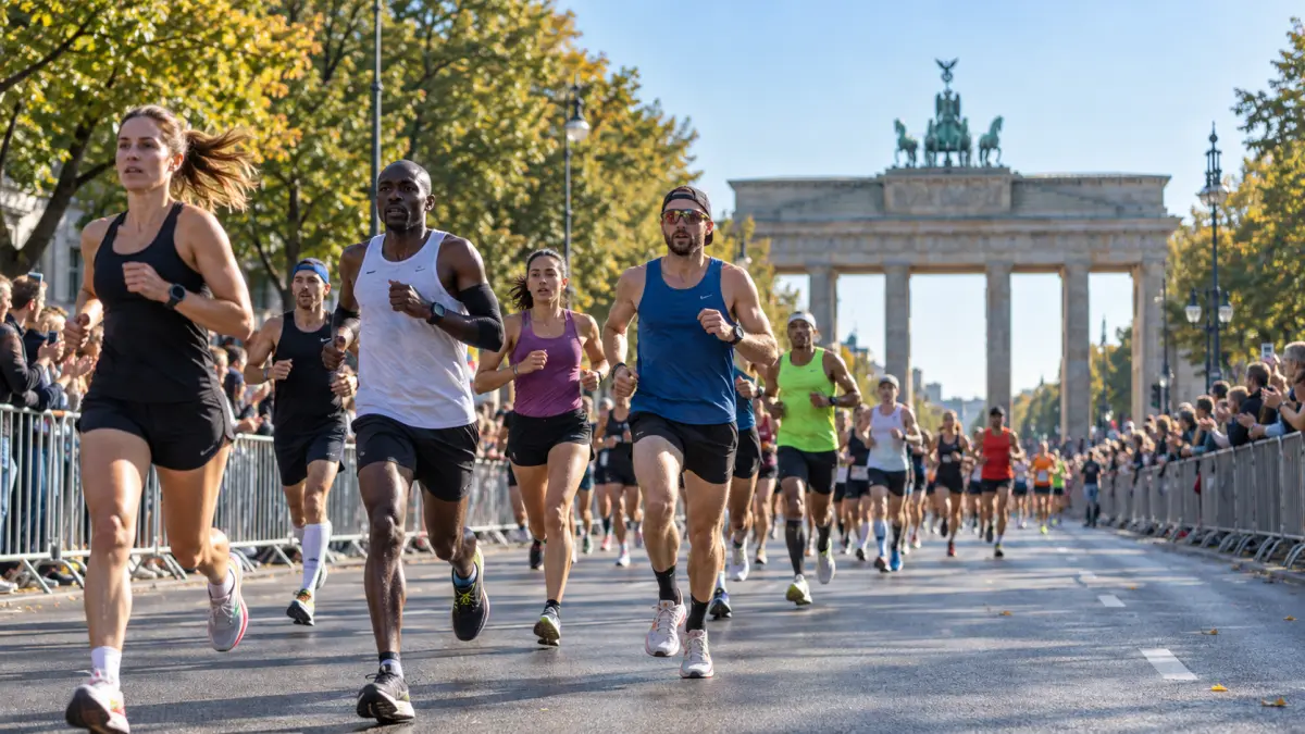 BMW Berlin-Marathon, Berlin, SCC EVENTS, Straße des 17. Juni, Brandenburger Tor, Tigst Assefa, Rosemary Wanjiru, Esther Pfeiffer
