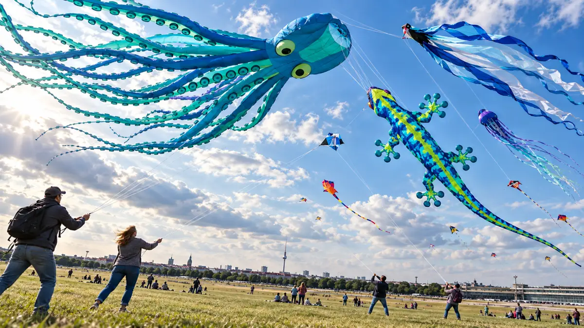 Festival der Riesendrachen, Tempelhofer Feld, STADT UND LAND, Berlin, Tempelhof, Familienfestival
